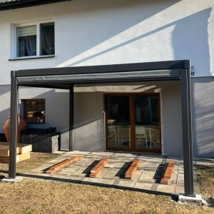 Pergola Mirador Solid 80 3x4 z roletą 3 i 4 m
